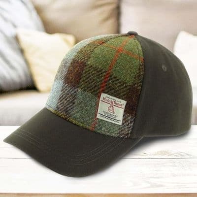 Harris Tweed Canvas Macleod Tartan Baseball Hat