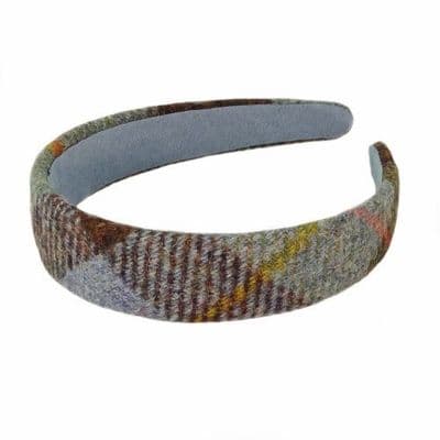 HARRIS TWEED HAIR BAND - MACLEOD TARTAN