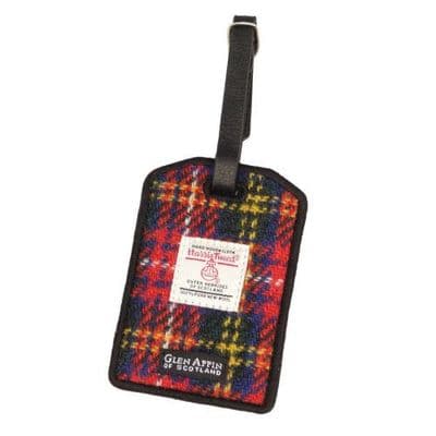 HARRIS TWEED LUGGAGE TAG - ROYAL STEWART