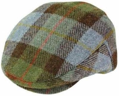 Harris Tweed MacLeod Tartan Flat Cap