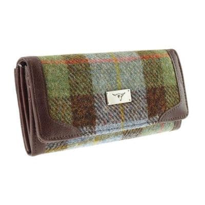 Harris Tweed MacLeod Tartan Long Wallet