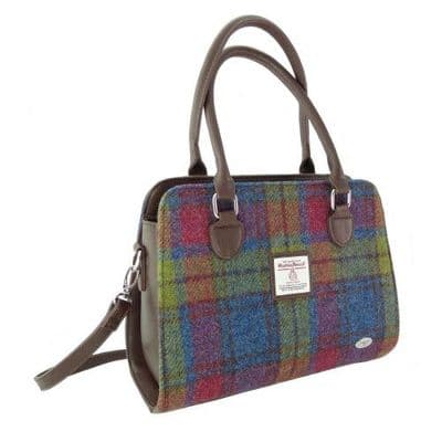 Harris Tweed Multi Colour Tartan Tote Bag
