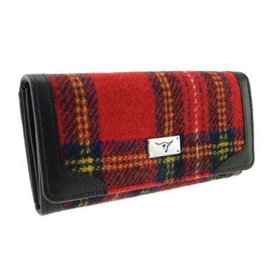 Harris Tweed Royal Stewart Tartan Long Wallet