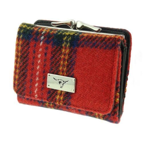 Small Clasp Purse - Royal Stewart Tartan Harris Tweed®