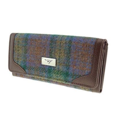 Harris Tweed Skye Tartan Long Wallet