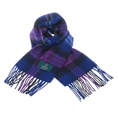 Heritage Of Scotland Tartan Scarf | 100% Lambswool | Luxury Scottish Scarf | Excellent Size