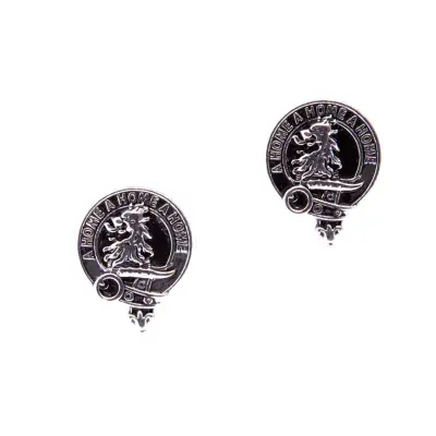 Home Clan Crest Cufflinks - Traditional Shirt Accessory - Scottish Heritage - Made in Scotland