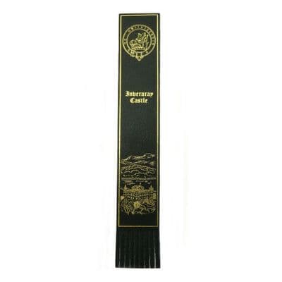 Inveraray Castle Leather Bookmark - Famous Historic Castle - Scotland