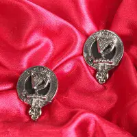 Ireland Crest Cufflinks - Traditional Shirt Accessory - Heritage - Made in Scotland