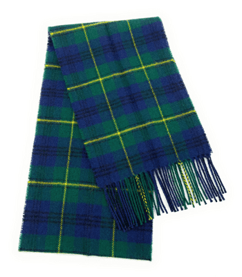 Johnstone Modern Tartan Scarf - 100% Lambswool - Luxury Soft Scarf - For Any Occasion