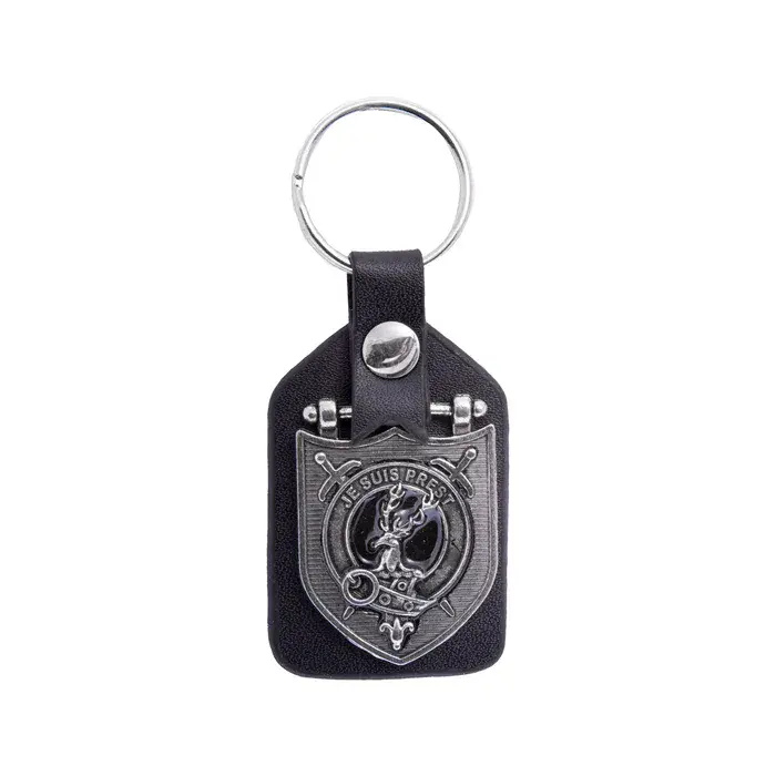 Keith Clan Crested Traditional Scottish Family Leather Fob Keyring