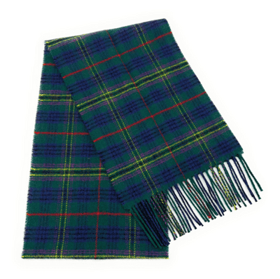 Kennedy Modern Tartan Scarf - 100% Lambswool - Luxury Scottish Scarf - Suitable For Any Occasion