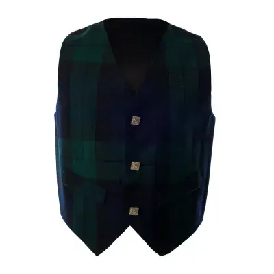 Kid's Waistcoat Gunn Modern Tartan -  Traditional Scottish Kilt/Skirt