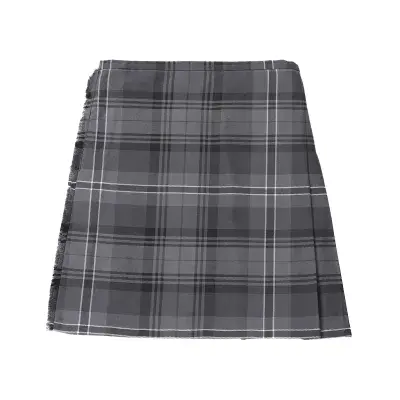 Kids Scottish Kilt | Hamilton Grey Tartan | Boys Deluxe Kilt | Traditional Scottish Kilt