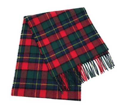 Kilgour Modern Tartan Scarf - 100% Lambswool - Luxury Scottish Scarf - Suitable For Any Occasion