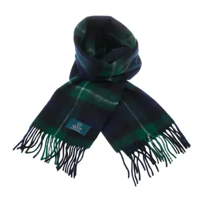 Lamont Modern Tartan Scarf - 100% Lambswool - Luxury Soft Scarf - Suitable For Any Occasion