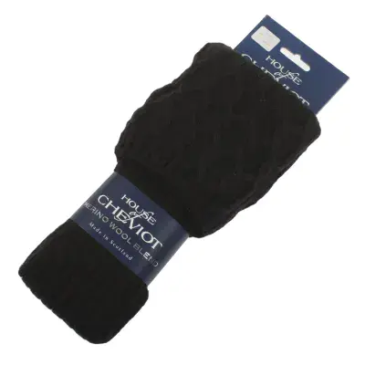 Lewis Black Modern Tartan -  Traditional Scottish Kilt Hose - Suitable For Any Occasion