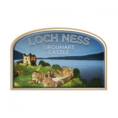 Loch Ness Scottish Metal Fridge Magnet