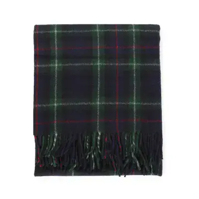 MacKenzie Tartan Blanket - Wool Blend - Luxury Scottish Blanket - For Any Occasion