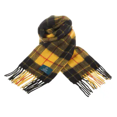 MacLeod Dress Modern Tartan Scarf - 100% Lambswool - Luxury Soft Scarf - Suitable For Any Occasion