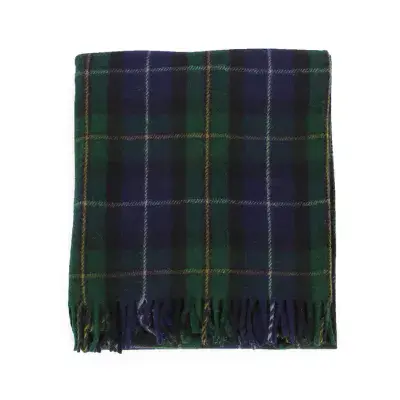 MacNeil of Barra Tartan Blanket - Wool Blend - Luxury Scottish Blanket - For Any Occasion