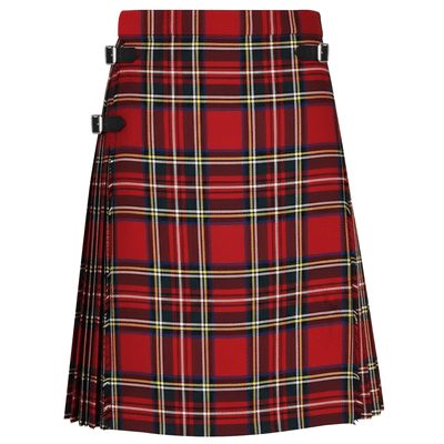 Mens Party Kilt | Royal Stewart Tartan | Lightweight Kilt | Traditional 5 Yard Kilt