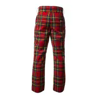 Mens Tartan Trews | Royal Stewart Tartan | High-Waisted Trousers | Traditional & Scottish |