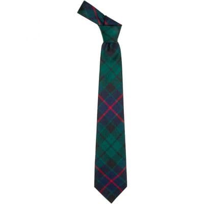 Morrison Green Modern Tartan Tie - 100% Wool - Traditional Neck Tie - Suitable For Any Occasion