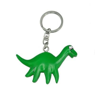 Nessie Keyring - Unique Wooden Keychain - Loch Ness Monster - Limited Edition