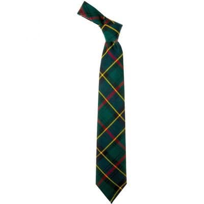 Ogilvie Hunting Modern Tartan Tie - Traditional Formal Accessory - Heritage - Made in Scotland