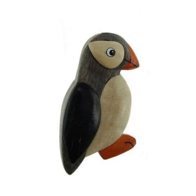 Puffin Bird - Scottish Wooden Fridge Magnet