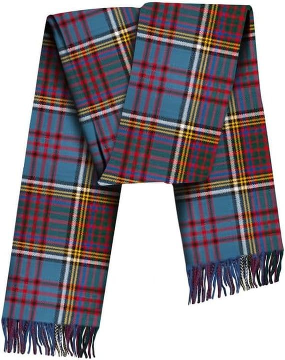 Pure Lambswool Scarf | Colour: Anderson | Elegant & Warm | Heritage of Luxury |