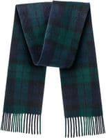 Pure Lambswool Scarf | Colour: Black Watch | Elegant & Warm | Heritage of Luxury |