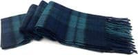 Pure Lambswool Scarf | Colour: Black Watch | Elegant & Warm | Heritage of Luxury |