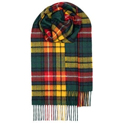 Pure Lambswool Scarf | Colour: Buchanan Modern | Elegant & Warm | Heritage of Luxury |