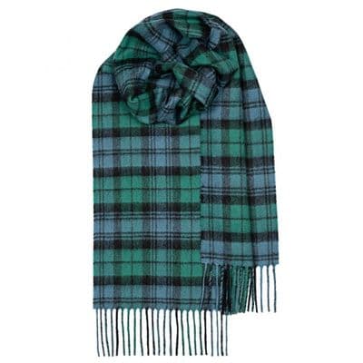 Pure Lambswool Scarf | Colour: Campbell Ancient | Elegant & Warm | Heritage of Luxury |