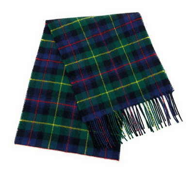 Pure Lambswool Scarf | Colour: Farquharson | Elegant & Warm | Heritage of Luxury |