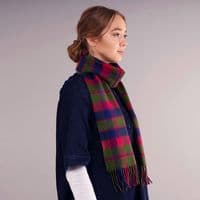 Pure Lambswool Scarf | Colour: Glasgow | Elegant & Warm | Heritage of Luxury |