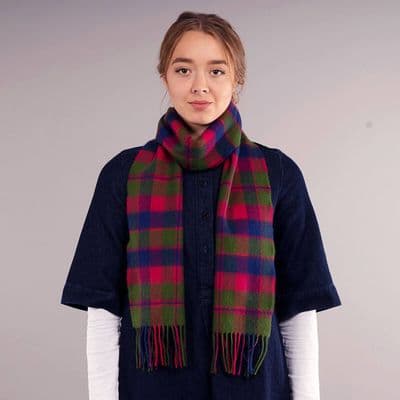 Pure Lambswool Scarf | Colour: Glasgow | Elegant & Warm | Heritage of Luxury |