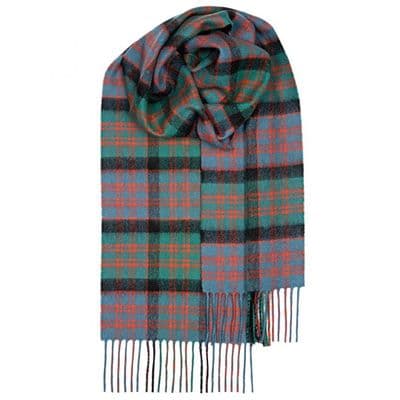 Pure Lambswool Scarf | Colour: MacDonald Ancient | Elegant & Warm | Heritage of Luxury |