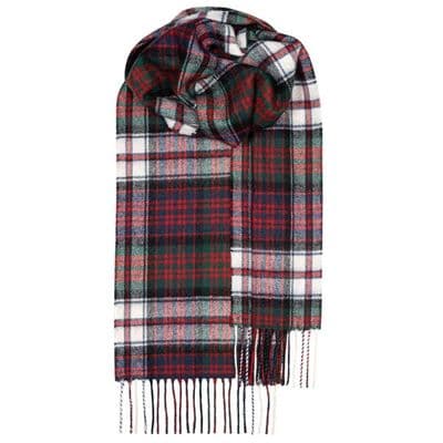Pure Lambswool Scarf | Colour: MacDonald Dress | Elegant & Warm | Heritage of Luxury |