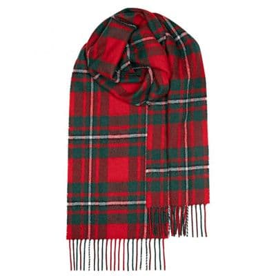 Pure Lambswool Scarf | Colour: MacGregor | Elegant & Warm | Heritage of Luxury |