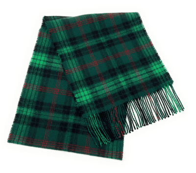 Pure Lambswool Scarf | Colour: Ross Hunting | Elegant & Warm | Heritage of Luxury |