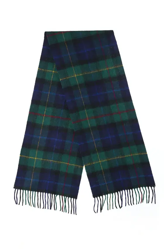 Pure Lambswool Scarf | Colour: Smith | Elegant & Warm | Heritage of Luxury |