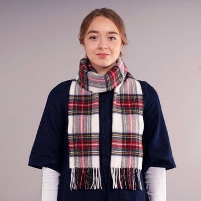 Pure Lambswool Scarf | Colour: Stewart Dress | Elegant & Warm | Heritage of Luxury |