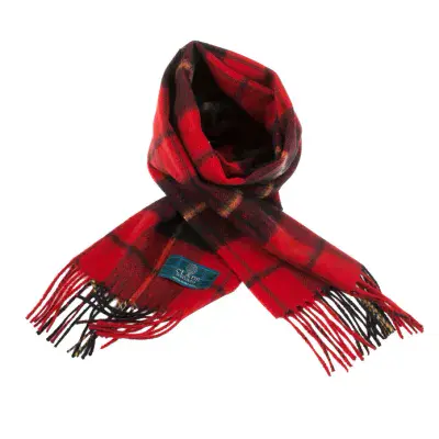 Pure Lambswool Scarf | Colour: Wallace | Elegant & Warm | Heritage of Luxury |