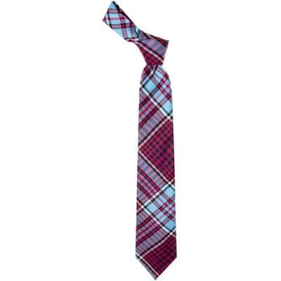 Royal Canadian Airforce Tartan Tie - 100% Wool - Traditional Neck Tie - Suitable for Any Occasion