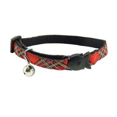 Royal Stewart Tartan Scottish Cat Collar Adjustable