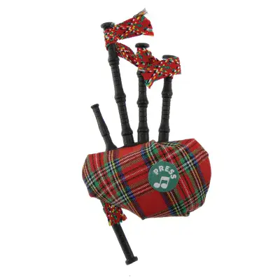 Royal Stewart Tartan Scottish Musical Bagpipe Magnet