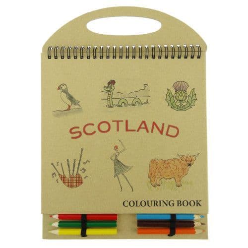 Scotland Colouring Book Pencil Set